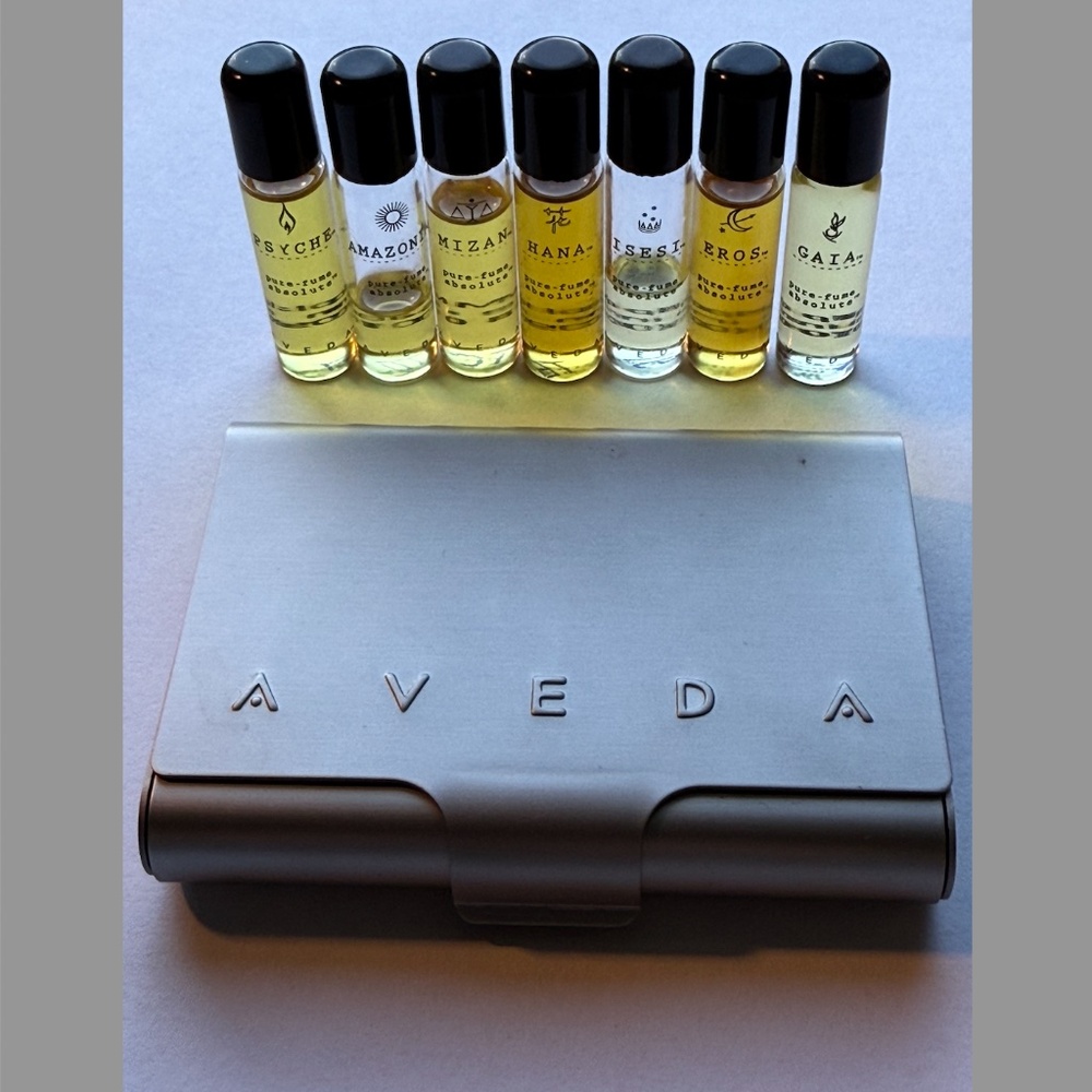AVEDA Body Oil ABSOLUTE 7 OILS + TIN COLLECTOR ITEM Composition Rare LOVE!